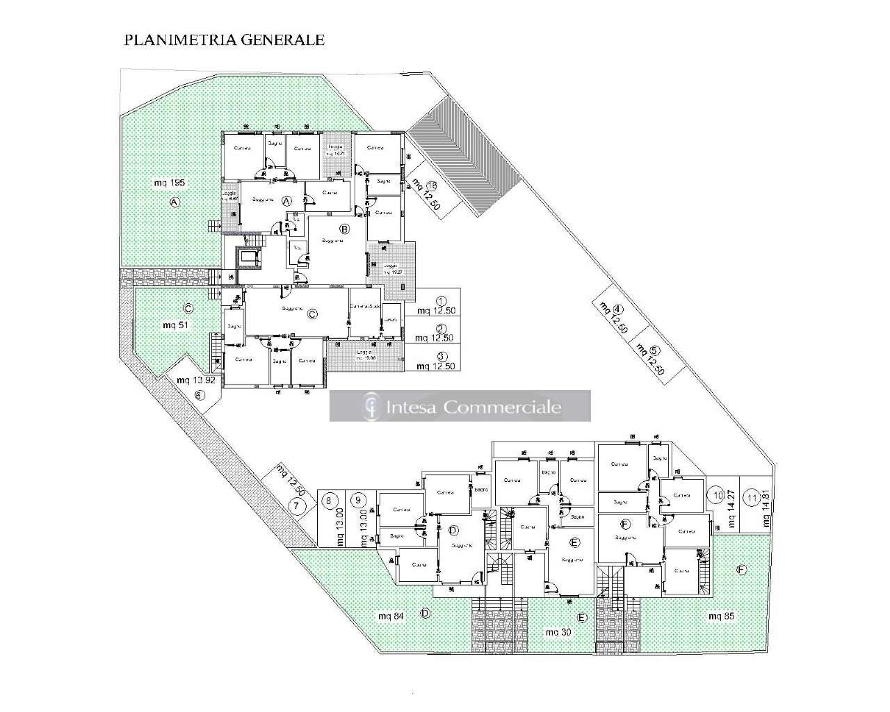 planimentia generale - Three-room apartment Roncadelle - floor plans 1