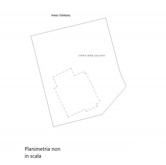 Villa via Beppe Fenoglio, Mango - planimetria 1