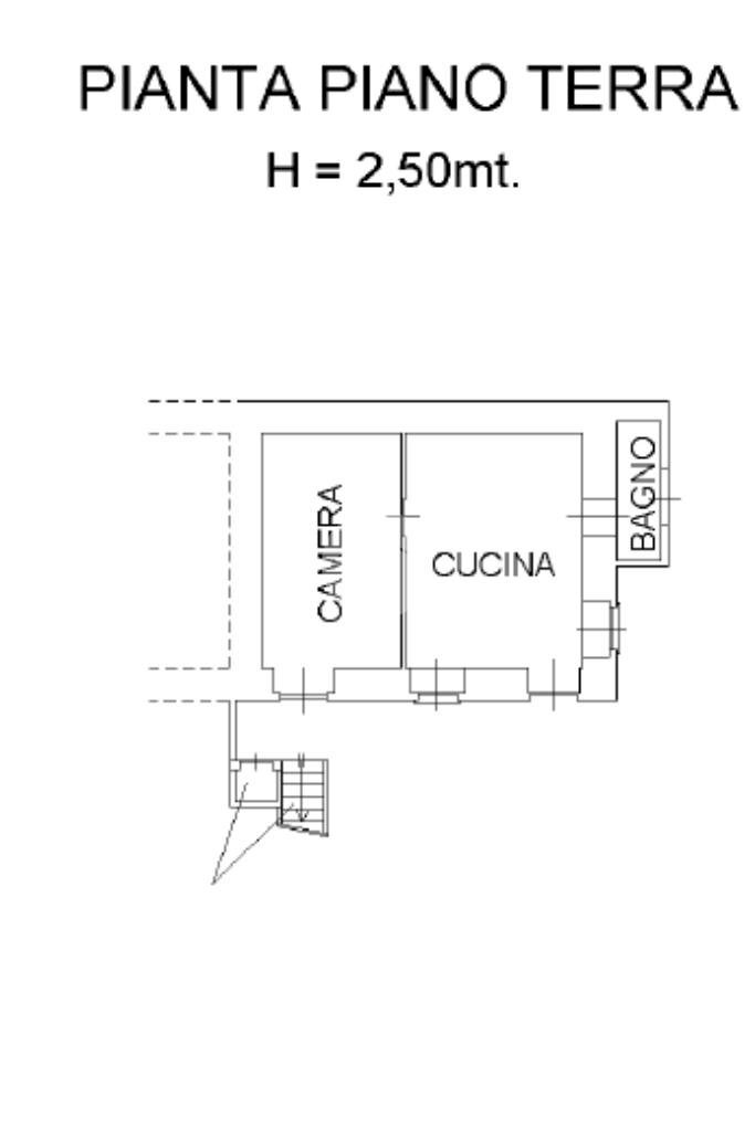 Casa semi indipendente Borgata borello, Rubiana - planimetria 1
