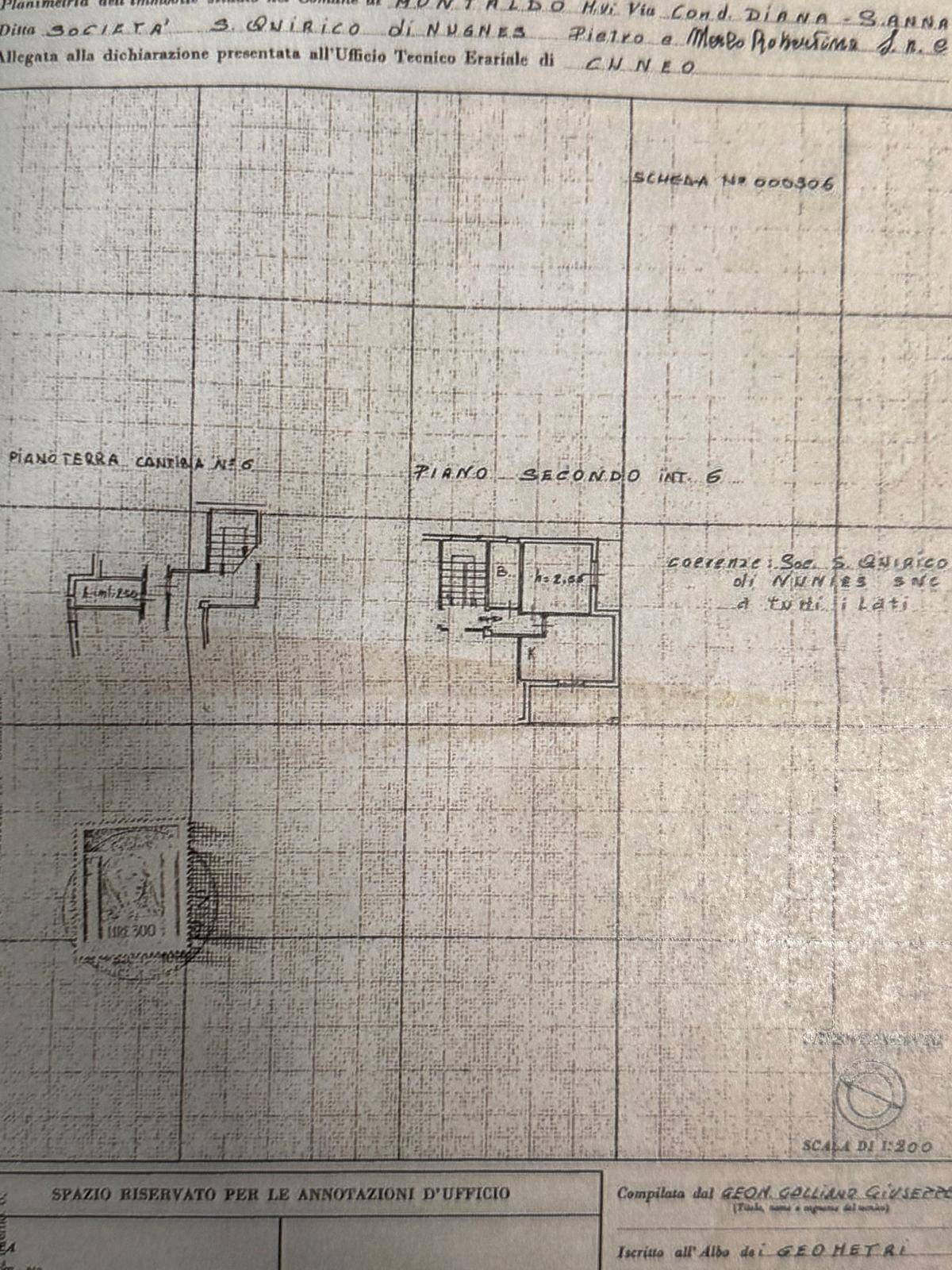 planimetria - Three-room apartment Via Privata alle Cinque Stelle, Montaldo di Mondovì - floor plans 1