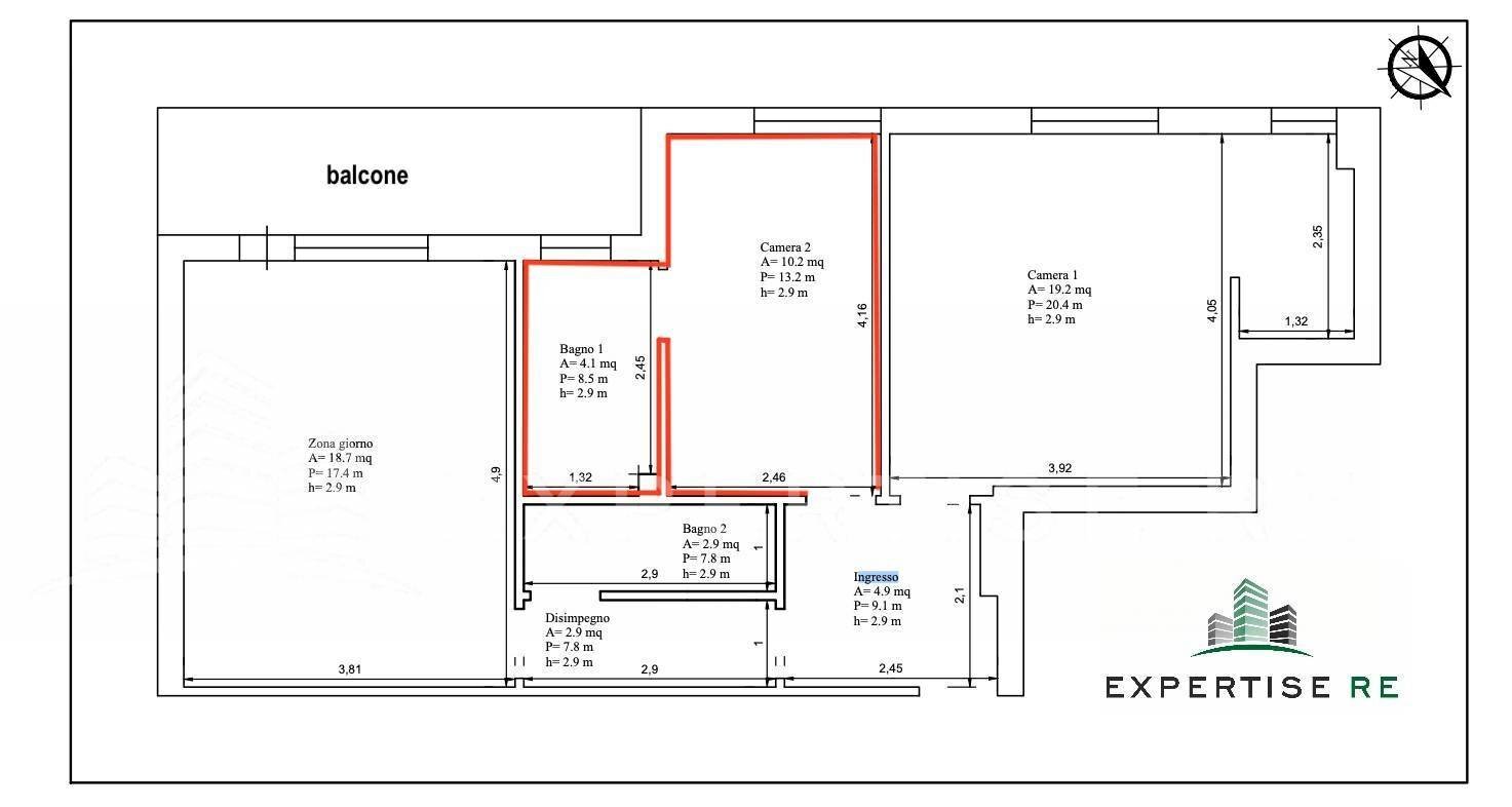 Foto 8 - Non-buildable land Via Gerolamo Forni
 
72, Milano - floor plans 1