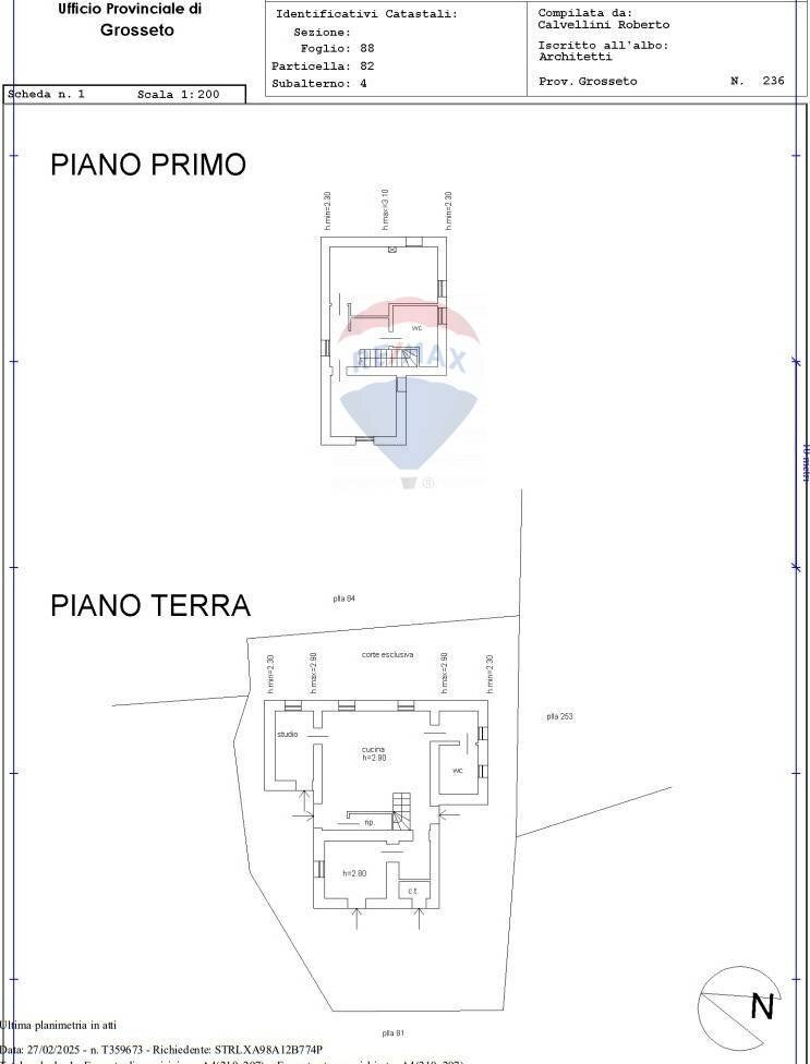 PLANIMETRIA - Villa LOCALITA' LE CAVILLI
 
SNC, Roccastrada - floor plans 1