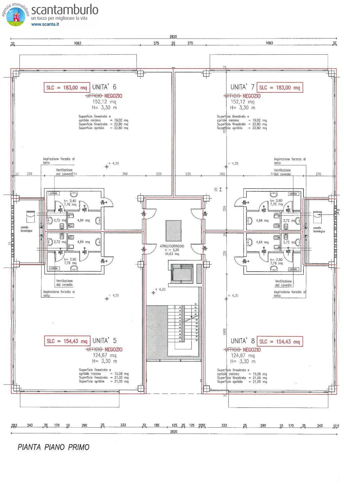 Foto 20 - Negozio Treviso - planimetria 1