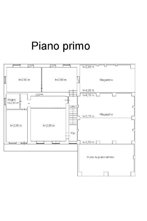 Rustic Località Valle, 33, Piozzo - floor plans 1