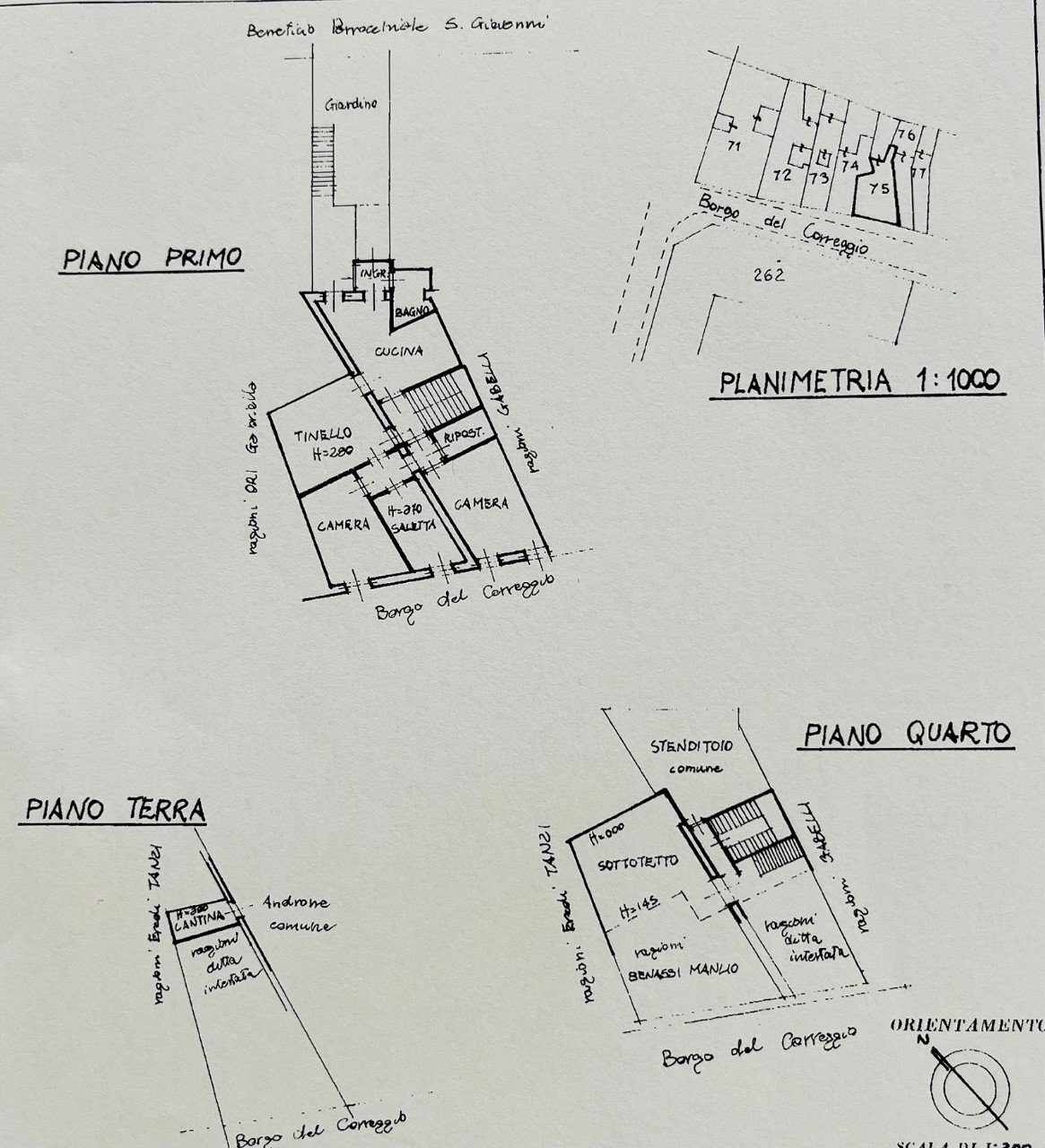 Appartamento Parma - planimetria 1
