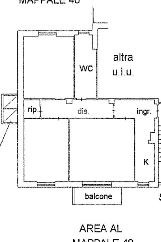 Quadrilocale Via Lorenteggio, Milano (zona Giambellino) - planimetria 1