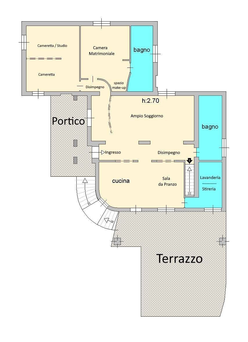 Foto 41 - Villa via del pirò
 
3, Cairate - floor plans 1