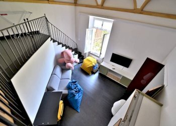 Soggiorno - Appartamento via Giordano Bruno, Genova - foto 3