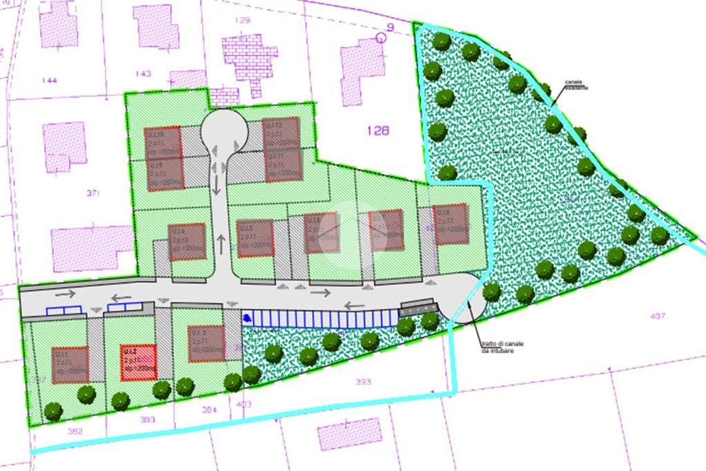 Building land Stradale Strada Risagliardo, Pinerolo - floor plans 1