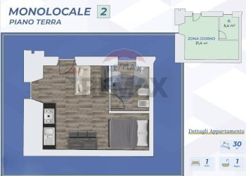 Monolocale via roma, 73 
 Treviolo, Treviolo - foto 2