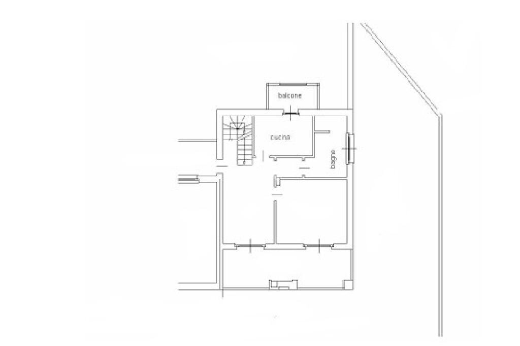 Quadrilocale Via S. Rocco, San Benigno Canavese - planimetria 1