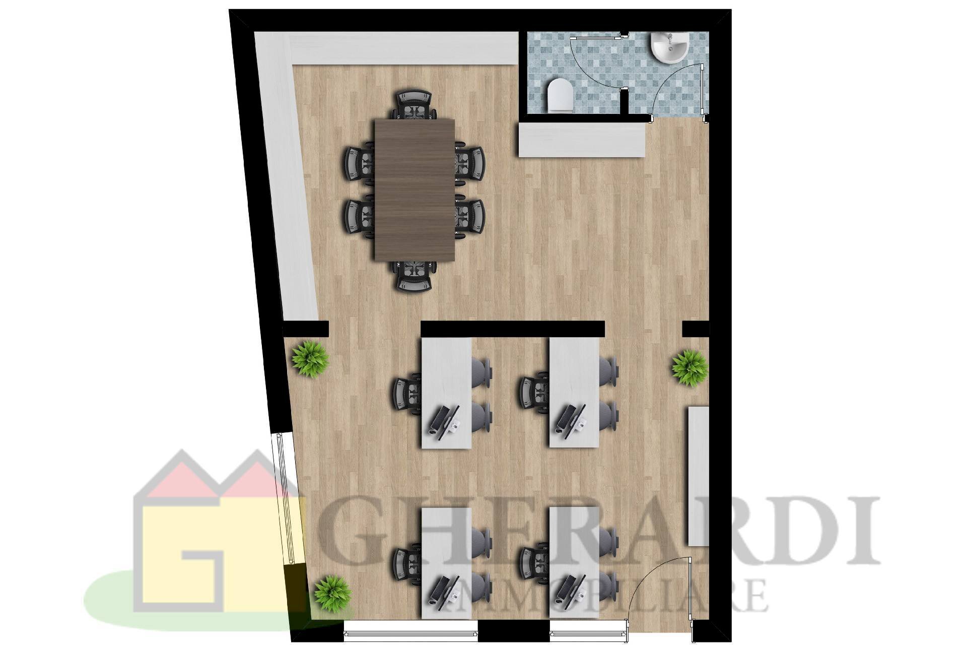 Foto 2 - Locale Commerciale Ferrara - planimetria 1