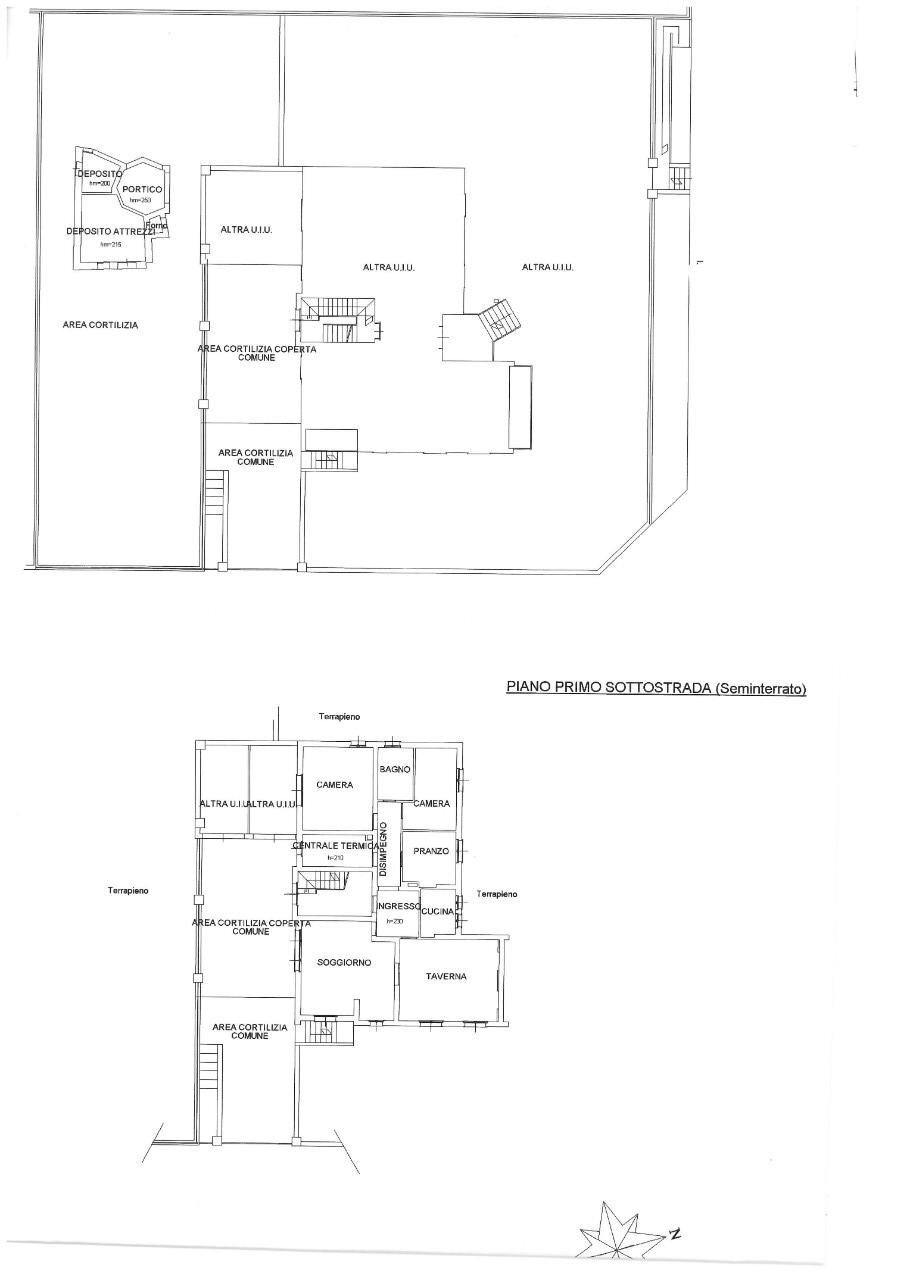 Semi-detached Villa Sala Baganza - floor plans 1