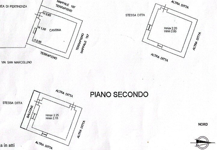Baita Frazione San Marcellino Soprano, snc, Valloriate - floor plans 1