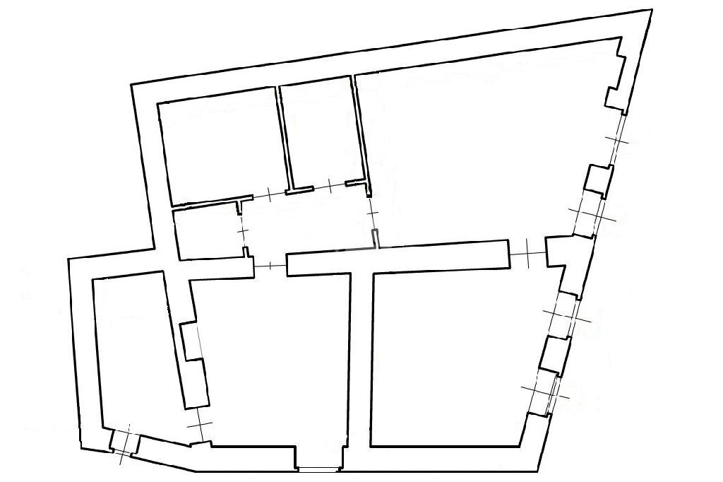 Porzione di casa Via matteotti, Alpignano - planimetria 1