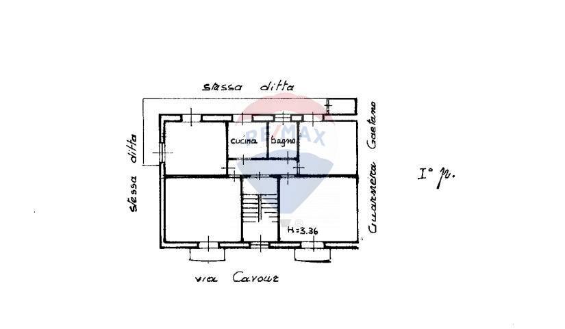 Pianta 2D - Three-room apartment Via Cavour
 
10, Mascali - floor plans 1