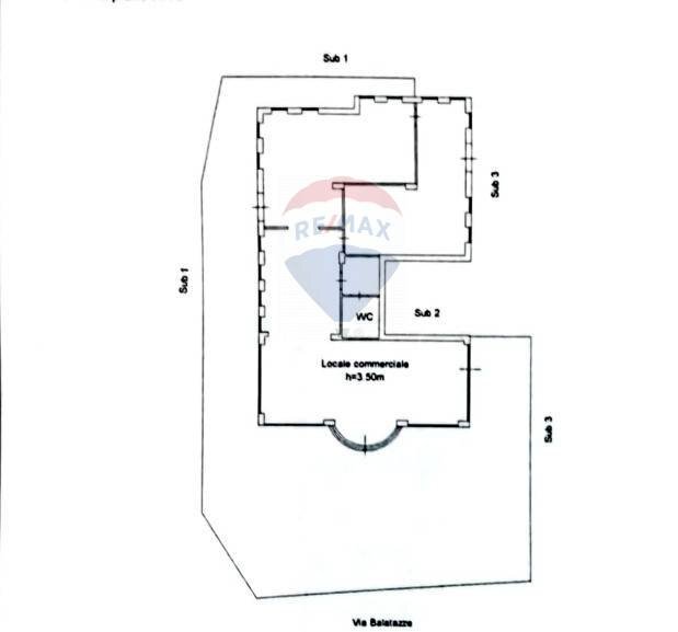 Pianta 2D - Locale Commerciale Via Balatazze
 
snc, Caltagirone - planimetria 1