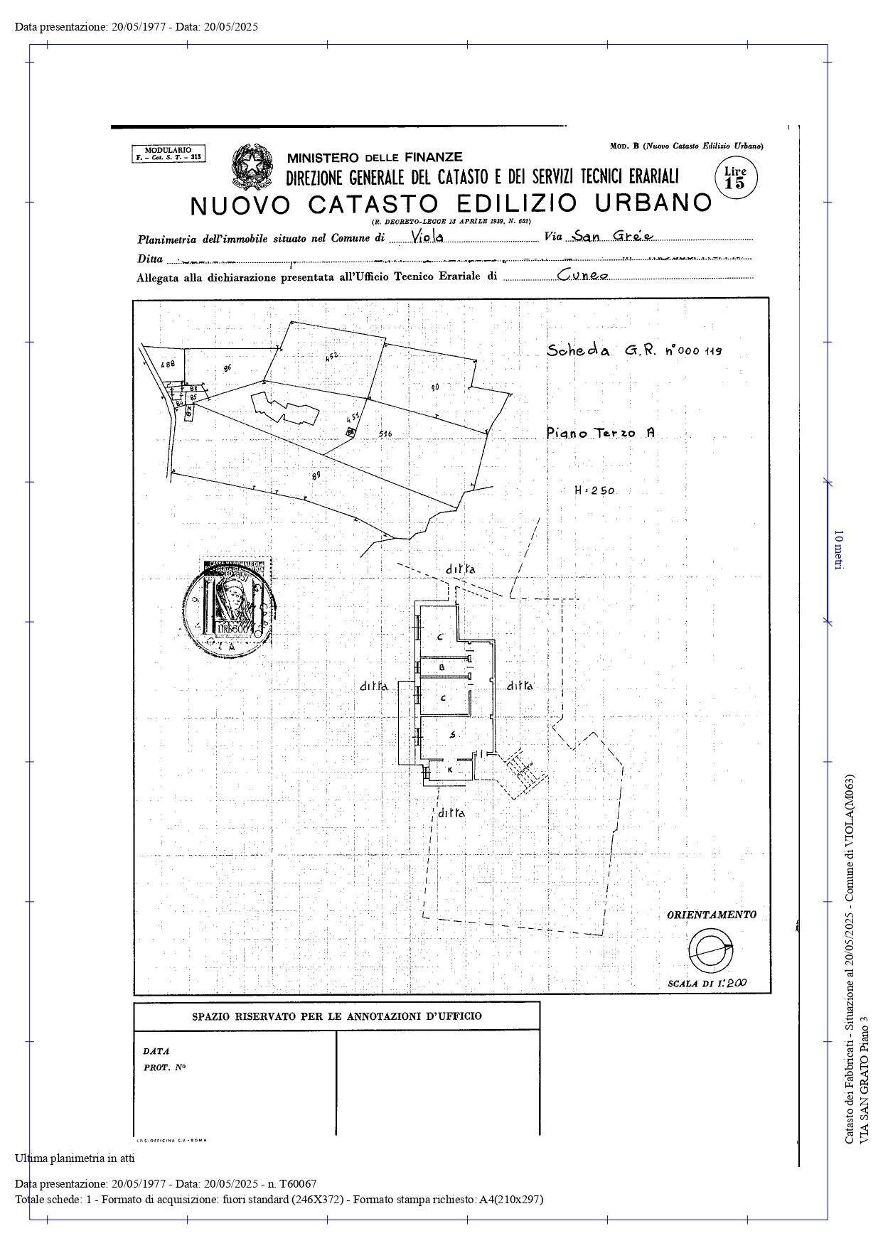 planimetria - Appartamento via san Grato
 
17, Viola - planimetria 1
