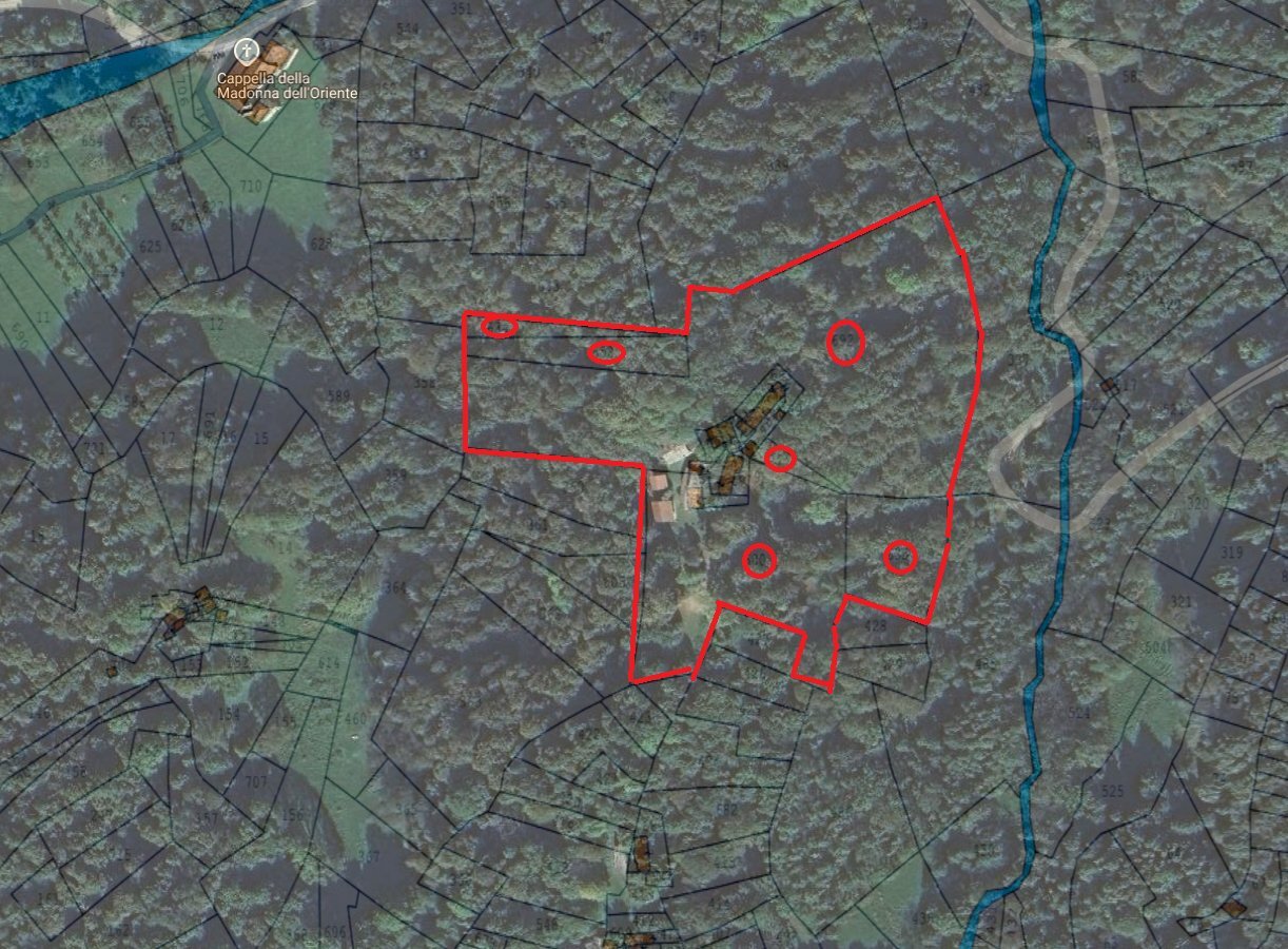 Rustico borgata demaria, Sanfront - planimetria 1