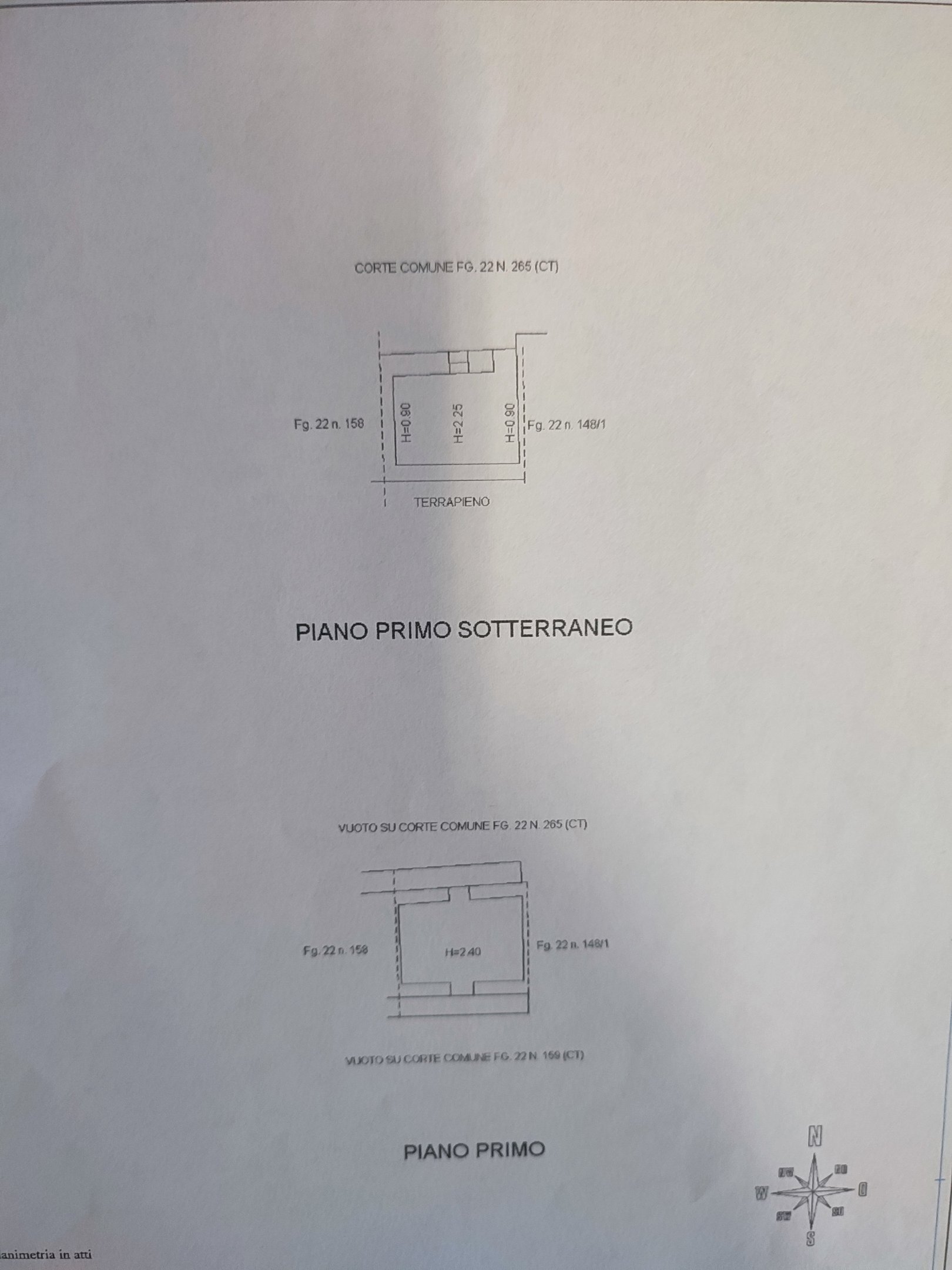 Rustic via Colletta, Brondello - floor plans 1