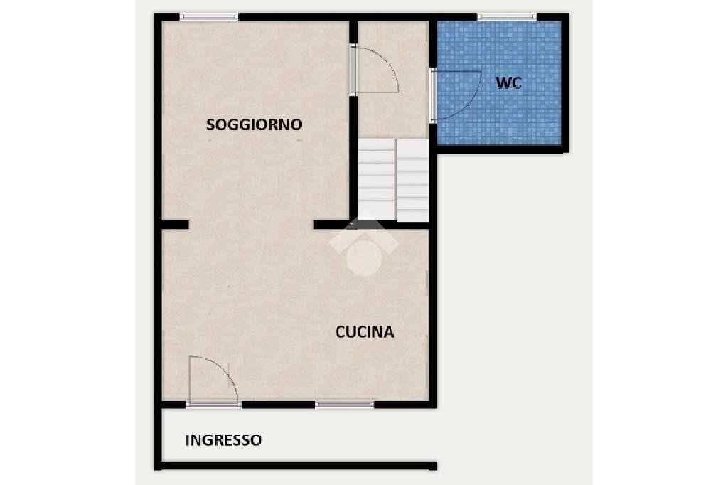 Bilocale Via Porta Ronca, Rho - planimetria 1