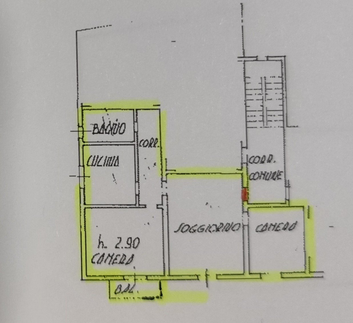 Apartment Montechiarugolo - floor plans 1