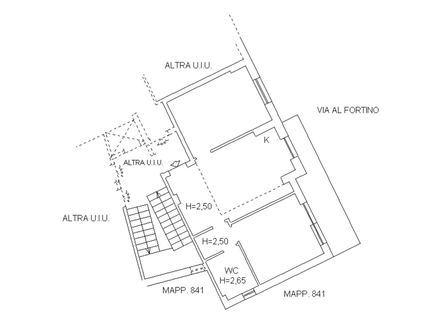 Trilocale Albenga - planimetria 1