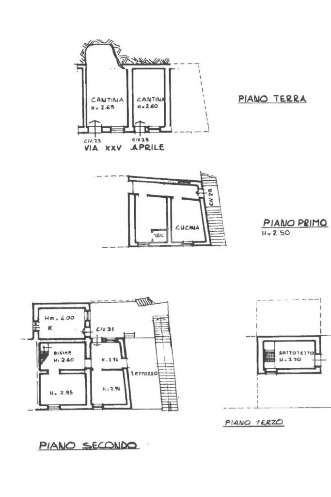 Rustico Via XXV Aprile, Ne - planimetria 1