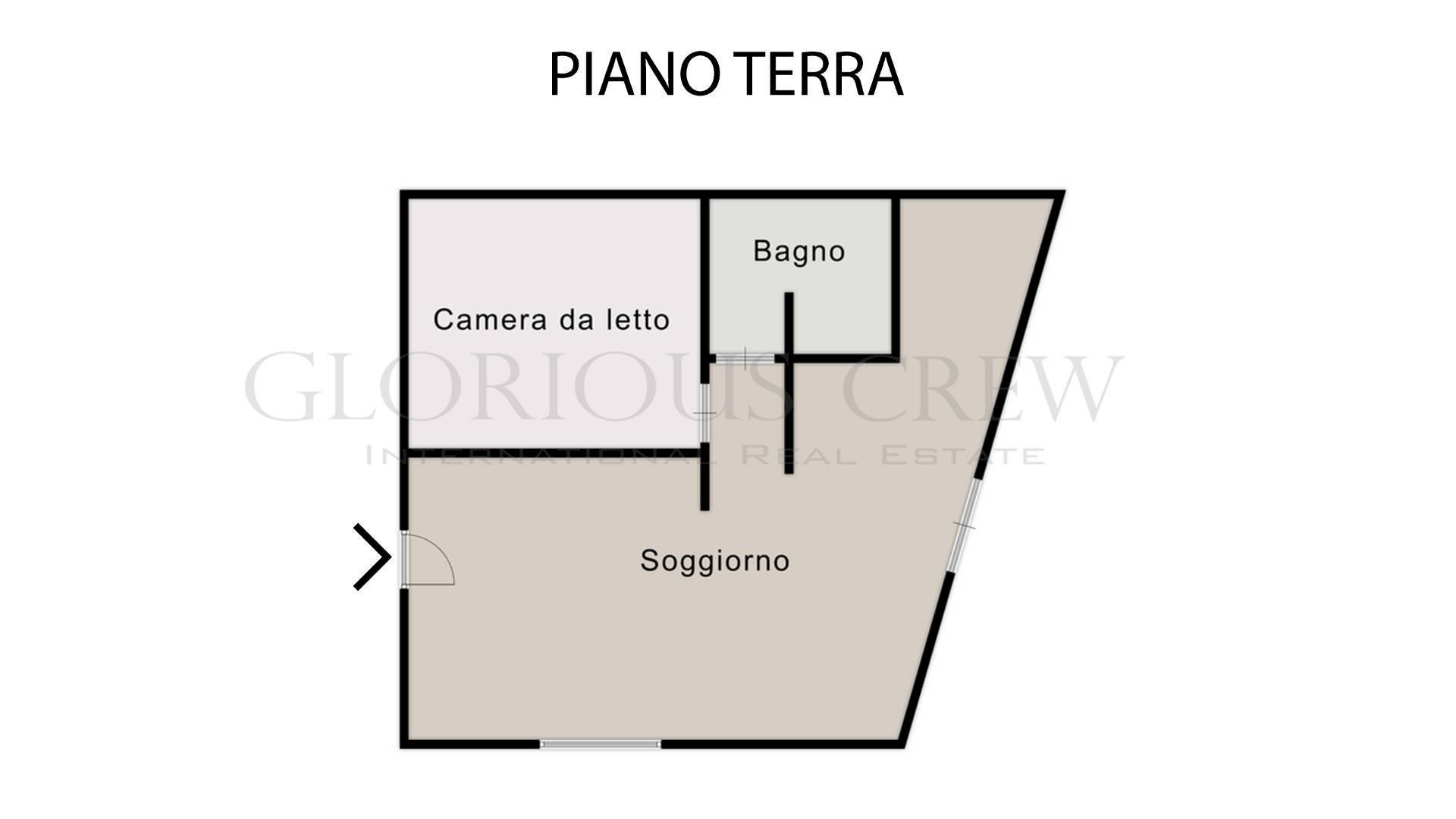 Foto 14 - Bilocale Via della Libertà, Gargnano - planimetria 1