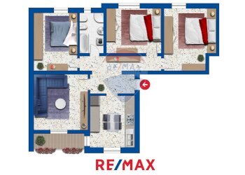 Pianta 2D - Quadrilocale Costa Volpino - foto 5