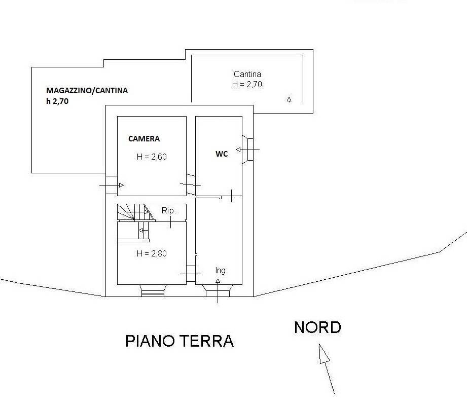 Foto 40 - Independent house Località Caese, Semproniano - floor plans 1