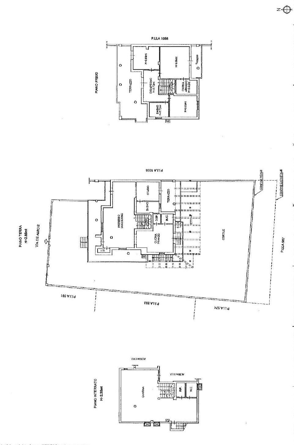 Foto 19 - Villa Via Edmondo De Amicis
 
56, Roccaforzata - floor plans 1