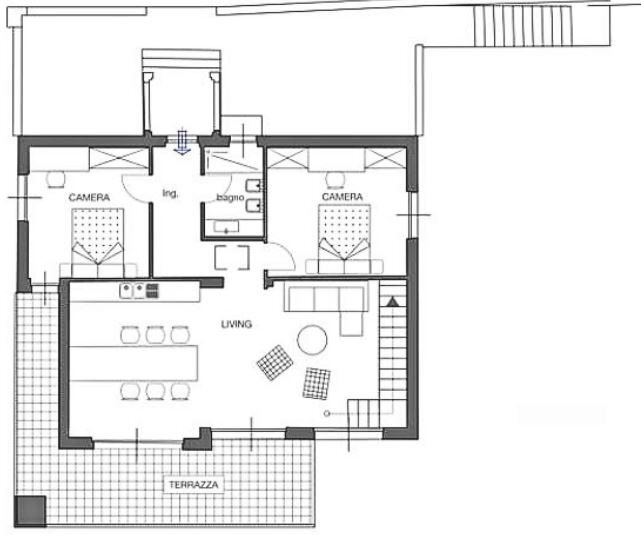 Villa via San Michele, Rapallo - planimetria 1