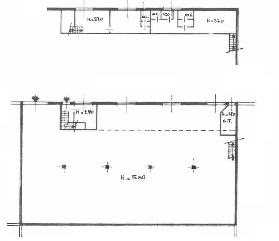 Capannone viale RIMEMBRANZE, 54, Sesto San Giovanni - planimetria 1