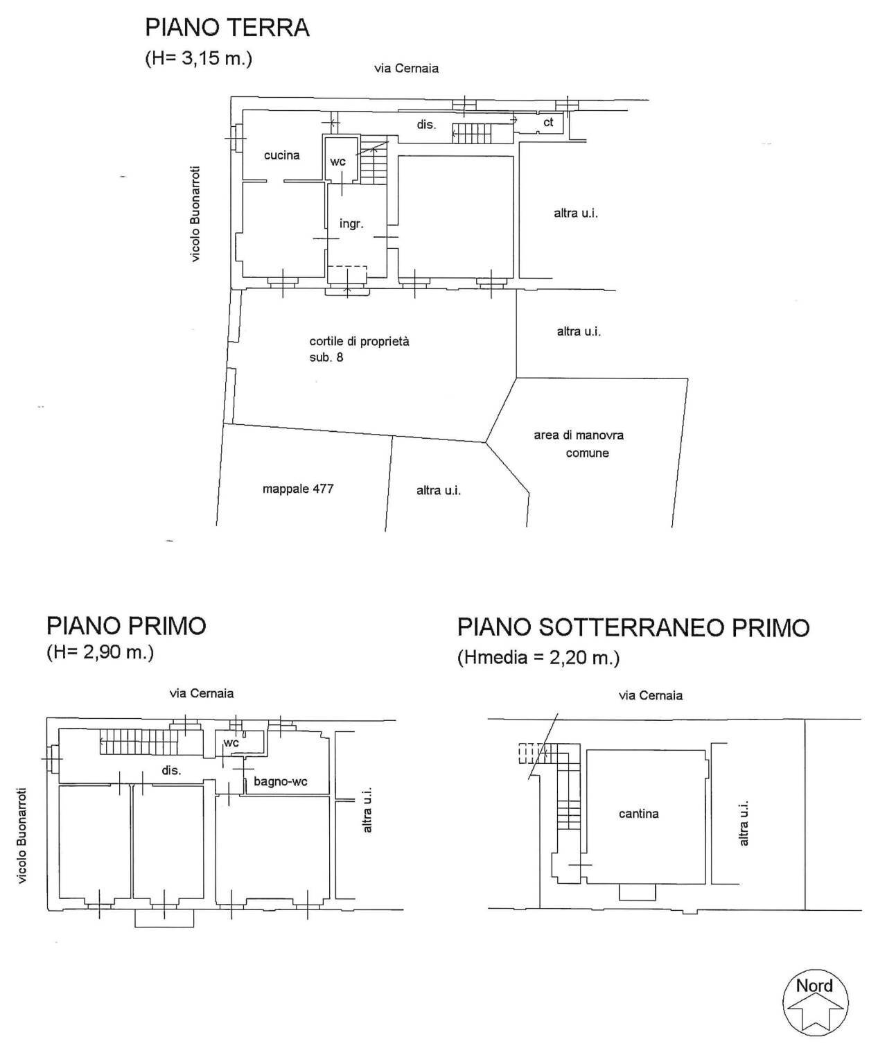 Apartment via Carlo Tenivelli, 27, Moncalieri - floor plans 1