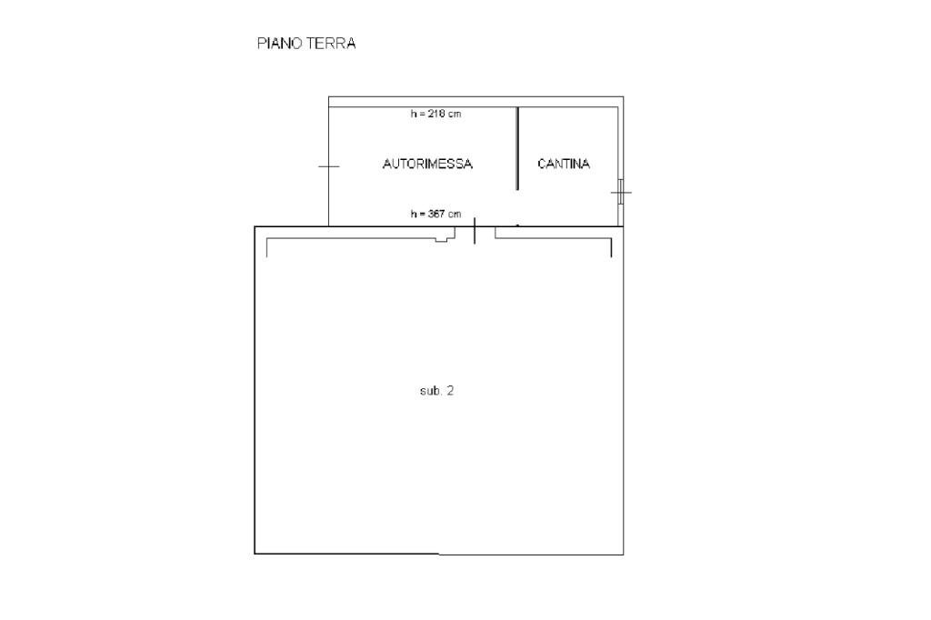 Rustico Via Savena Vecchia, Baricella - planimetria 1