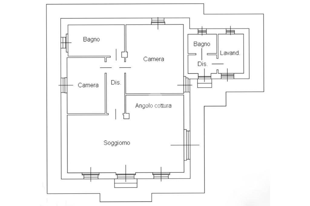 Villa Via Leinì, San Francesco al Campo - planimetria 1