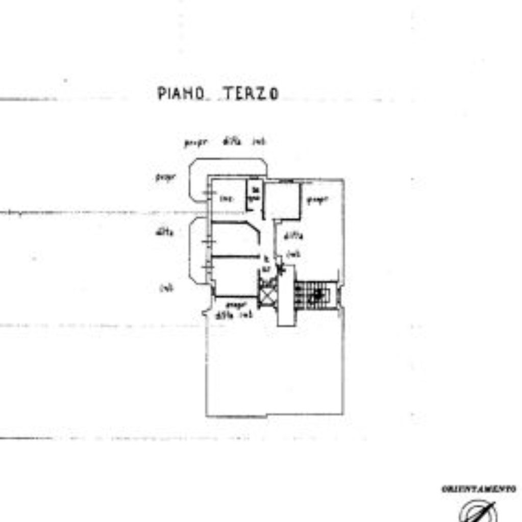 Four-room apartment Via Dante Reale, Borghetto Santo Spirito - floor plans 1