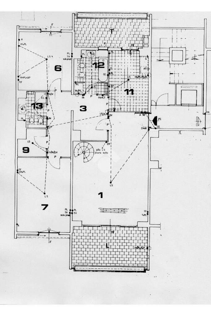 Trilocale via alessandro manzoni, Basiglio - planimetria 1