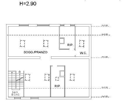 Appartamento Via Onofrio dalla Castagna, 83, Isernia - planimetria 1