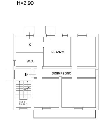 Apartment Via Onofrio dalla Castagna, 83, Isernia - floor plans 1