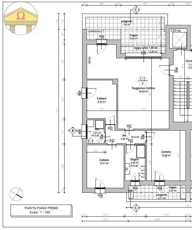 Foto 23 - Appartamento Ponzano Veneto - planimetria 1