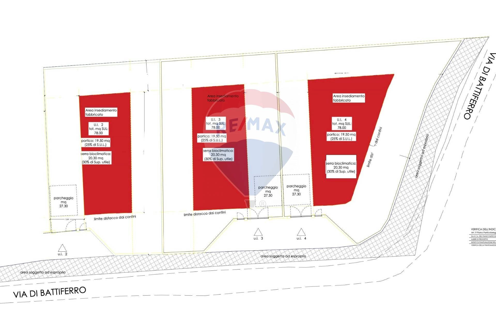 Pianta 2D - Building land VIA DI BATTIFERRO, Formello - photo 1