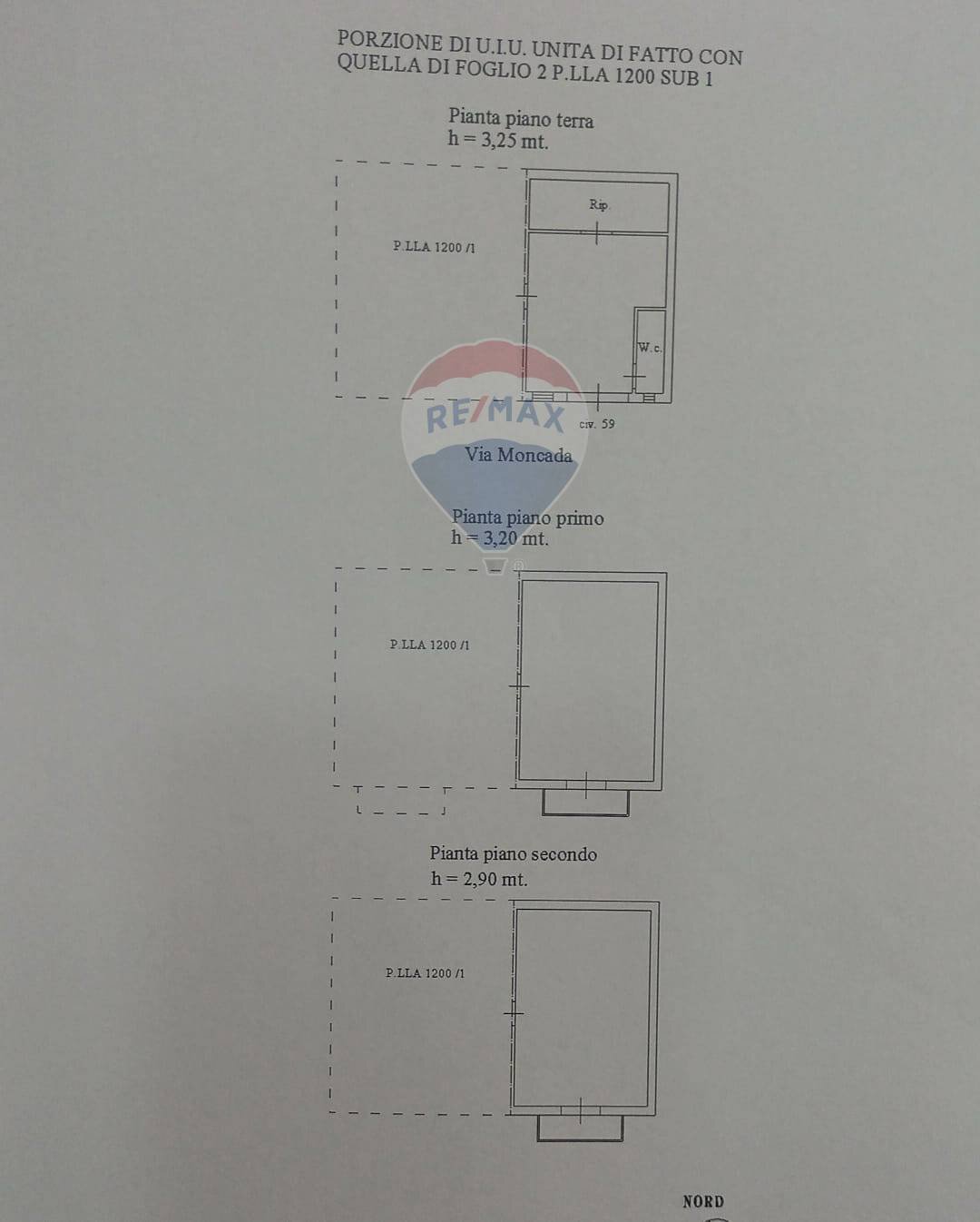 Pianta 2D - Casa indipendente VIA MONCADA
 
59/61/63, Casteldaccia - planimetria 1