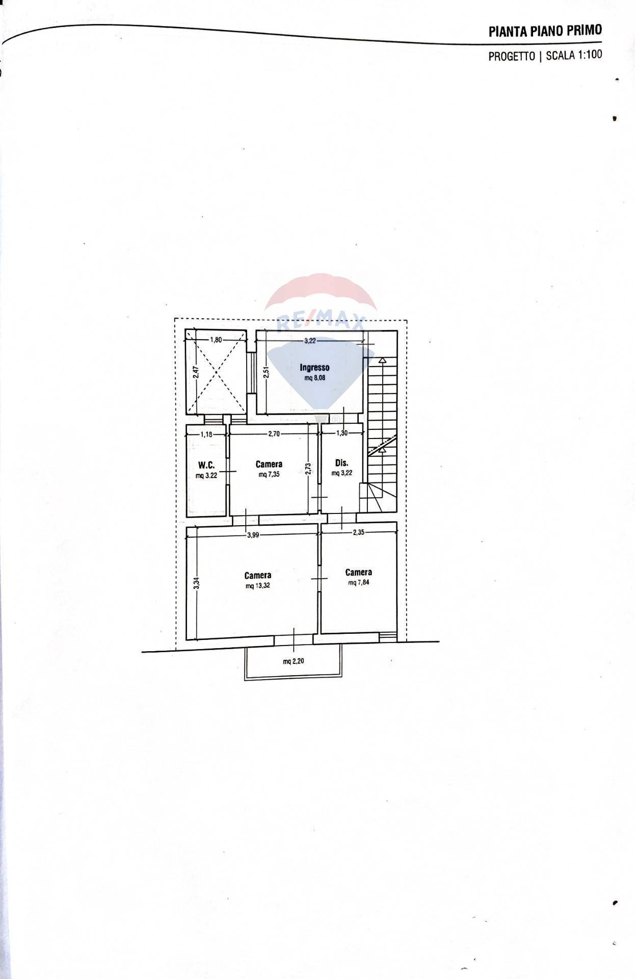 Pianta 2D - Casa semi indipendente Via Palagonia
 
41, Bagheria - planimetria 1