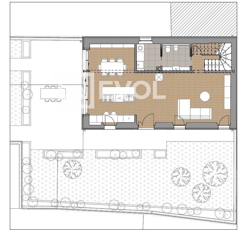 Foto 11 - Villa Via Donatori di Sangue
 
68, Martignacco - planimetria 1