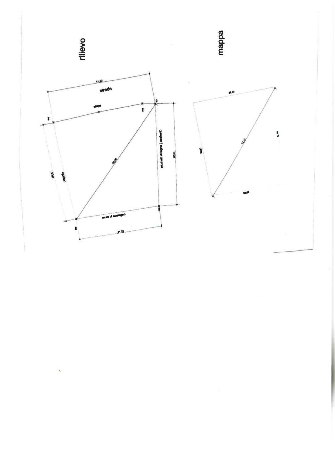 Terreno edificabile via Vignetta, 17, Brebbia - planimetria 1