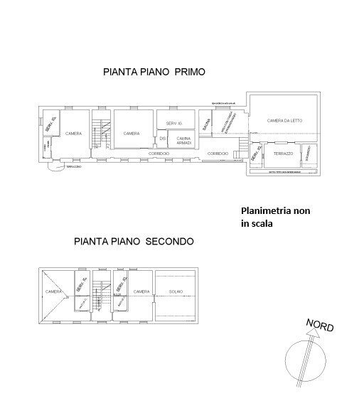 Rustic via Convento, Sezzadio - floor plans 1