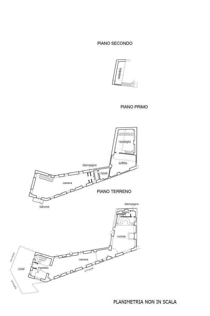 Villa via Umberto I, Murisengo - planimetria 1