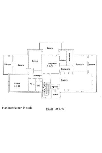 Villa Regione Chierina, 21, San Marzano Oliveto - planimetria 1